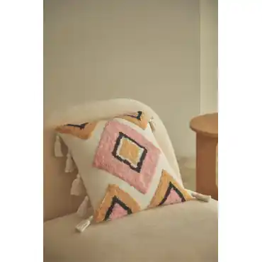 Cuscino quadrato 45x45 cm in cotone Nikos