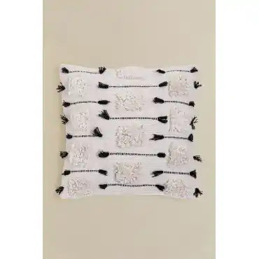 Cuscino quadrato 45x45 cm in cotone Feyre