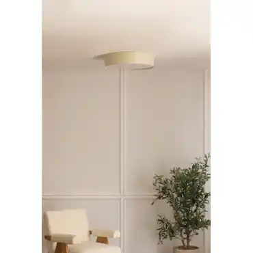 Lampada da soffitto in tessuto Godric Ø50 cm
