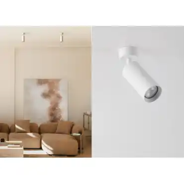 Applique da soffitto orientabile in alluminio Walid