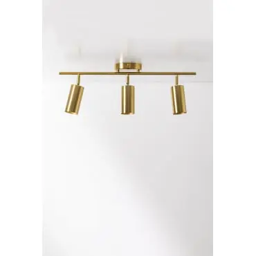 Lampada da soffitto orientabile in metallo Plusie