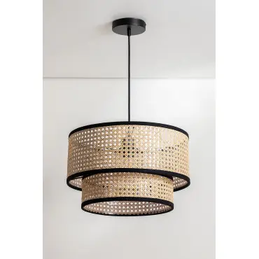 Lampada a sospensione in rattan Bolgie