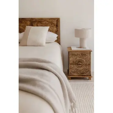 Comodino 40x30 cm in legno di mango Wiluna