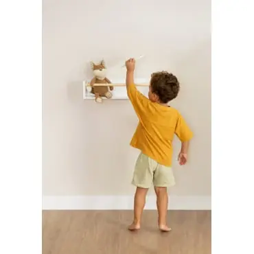 Mensola da parete in MDF e legno di pino Tom Kids