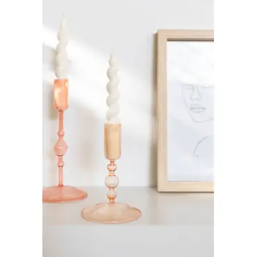 Candelabro in vetro Piana