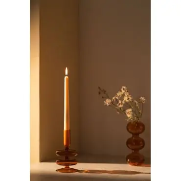 Candelabro in vetro Olmeto