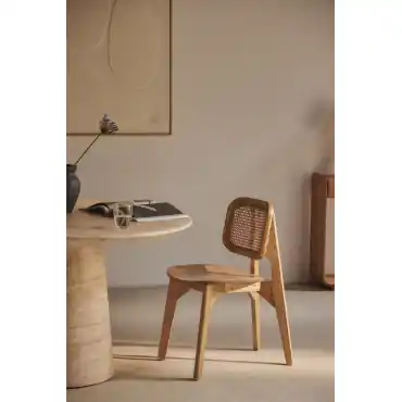 Sedia da pranzo in legno Defne