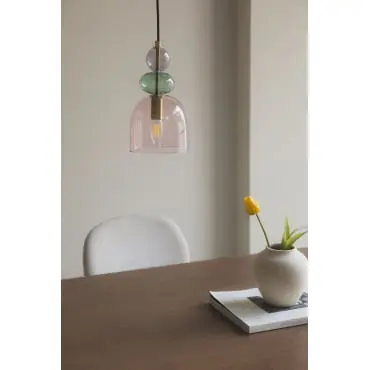 Lampada a sospensione da soffitto in vetro Bezany Colors