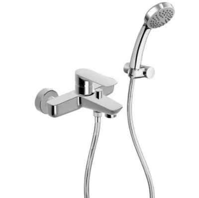 Miscelatore con doccetta e duplex nove Paini per vasca cromo