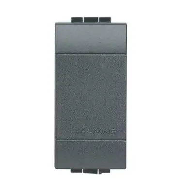 Copriforo Bticino living light antracite 2pz
