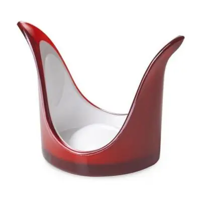 Square portabicchieri Omada rosso rubino