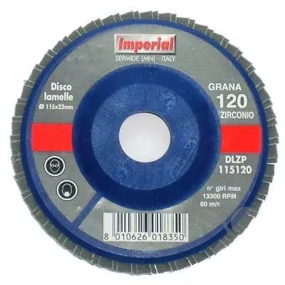 Disco lamellare Imperial Ø115mm grana 100