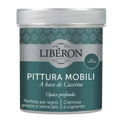 Pittura Mobili Liberon 500ml Blu Petrolio