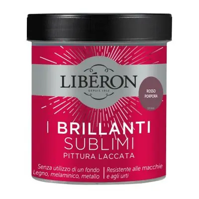 Pittura Laccata Liberon I Brillanti SuBlimi 500ml Rosso Porpora