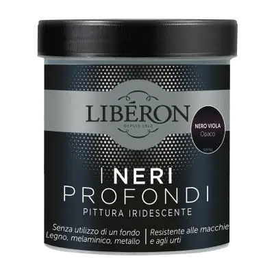 Pittura Iridescente Liberon I Neri Profondi 500ml Nero Viola Opaco