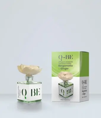 Diffusore Gea Q.Be Fiore 100ml Bergamotto e Ginger