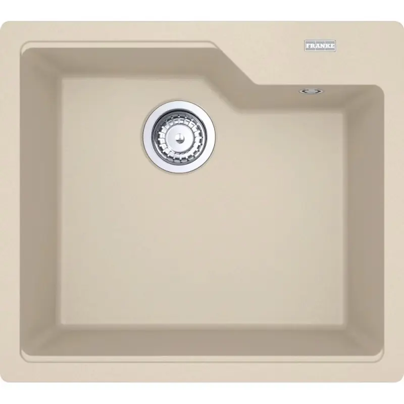 Franke: Lavello una vasca Vasche Sopratop Urban UBG 610-50 114.0686.792 finitura fragranite avena da 56x50 cm
