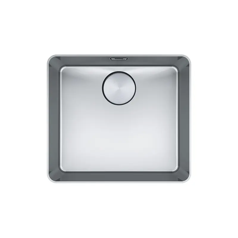 PRONTA CONSEGNA - Franke Lavello una vasca Mythos Incasso Semifilo/Filotop MYX 210-45 127.0618.824 finitura inox satinato da 42,6x41,2 cm