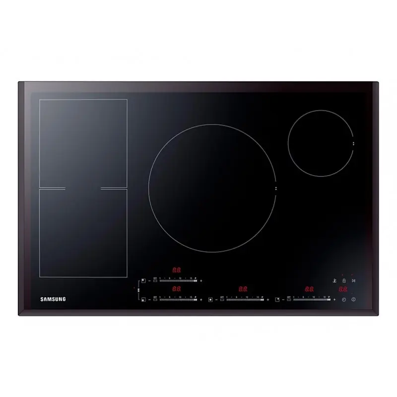 PRONTA CONSEGNA - Samsung: Piano cottura a induzione NZ84F7NC6AB in vetroceramica nero da 80 cm
