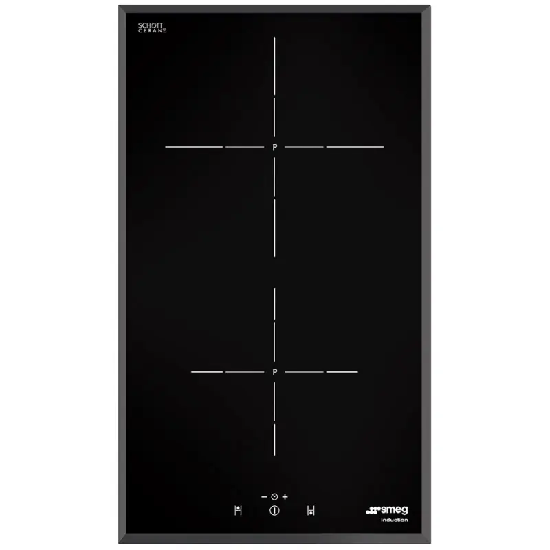 PRONTA CONSEGNA - Smeg Piano cottura a induzione SI5322B finitura nero da 30cm - IN PROMOZIONE FINO AL 30/06