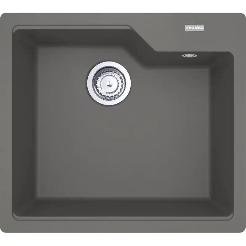 PRONTA CONSEGNA - Franke: Lavello una vasca Vasche Sopratop Urban UBG 610-50 114.0686.797 finitura fragranite stone grey da 56x50 cm