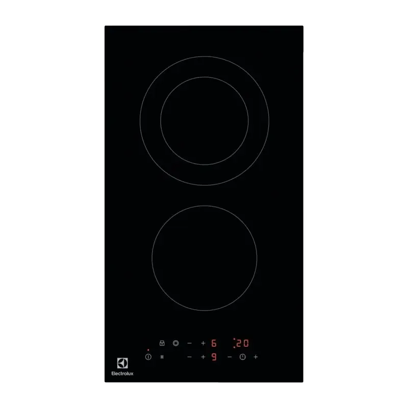 PRONTA CONSEGNA - Electrolux | Piano cottura domino elettrico LHR3233CK in vetroceramica nero da 29 cm
