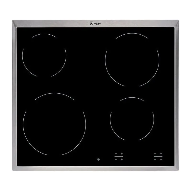 PRONTA CONSEGNA - Electrolux Piano cottura elettrico KT6400X in vetroceramica nero da 58 cm