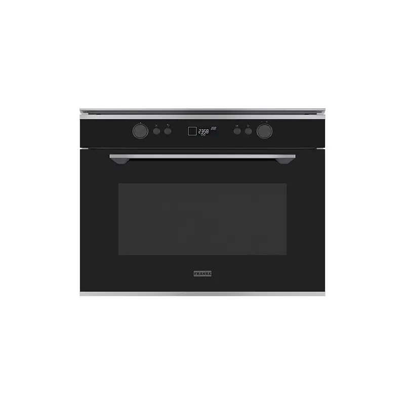 Franke: Forno microonde Mythos FMY 45 MW XS 131.0606.105 finitura inox satinato - cristallo nero da 60 cm