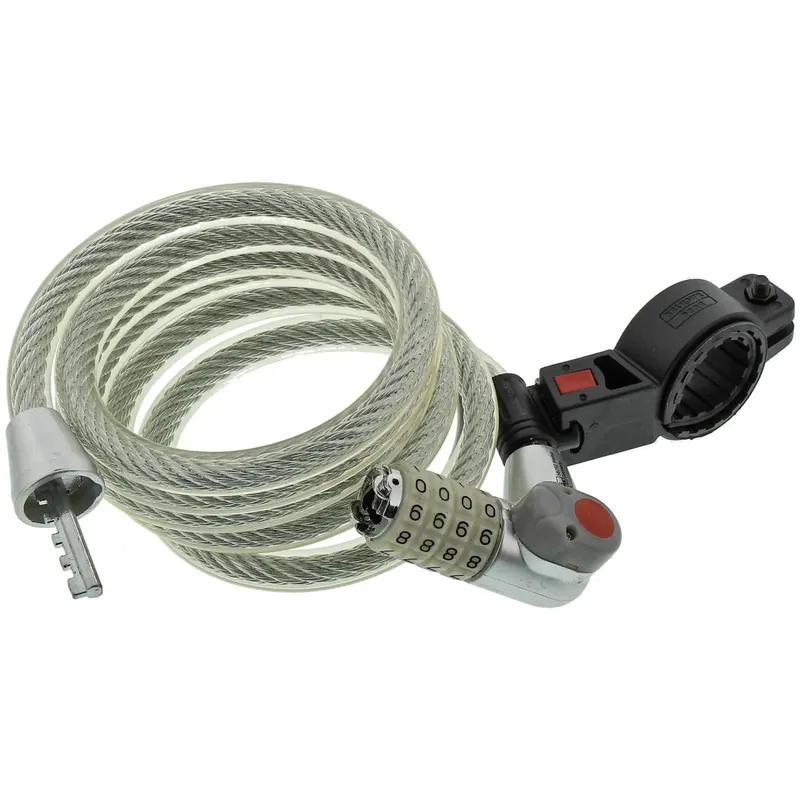 Lucchetto spirale con combinazione 230 Burg-Wächter con luce 180 cm
