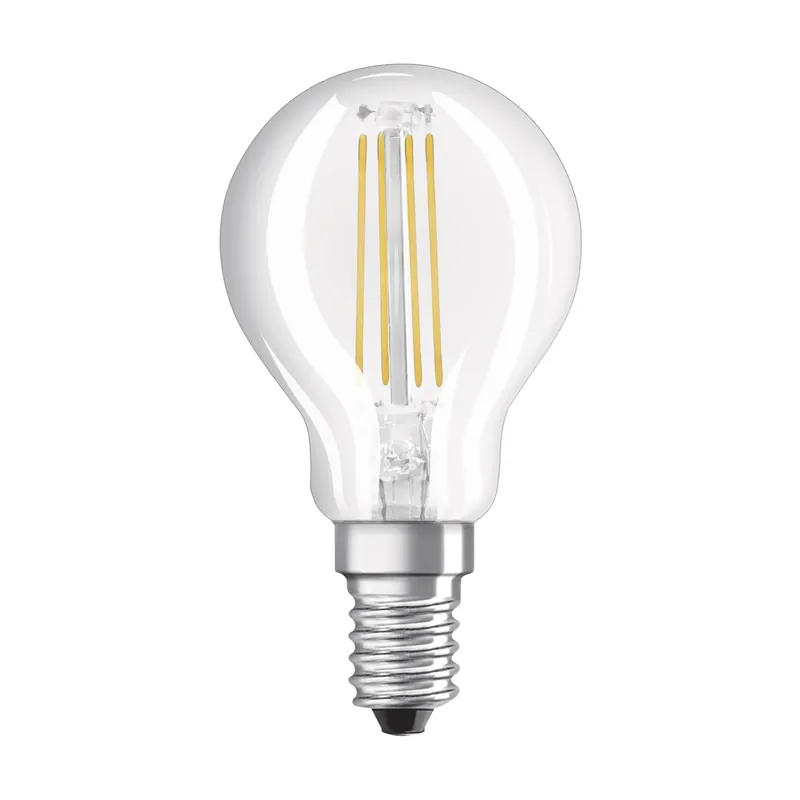 Lampadina LED E14 forma a sfera Osram 470lm bianco naturale