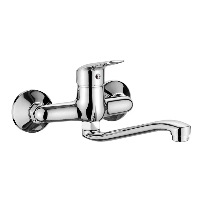 Miscelatore da cucina parete Idrostile cromo