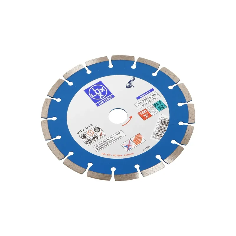LUX-TOOLS disco da taglio diamantato universale 180 mm