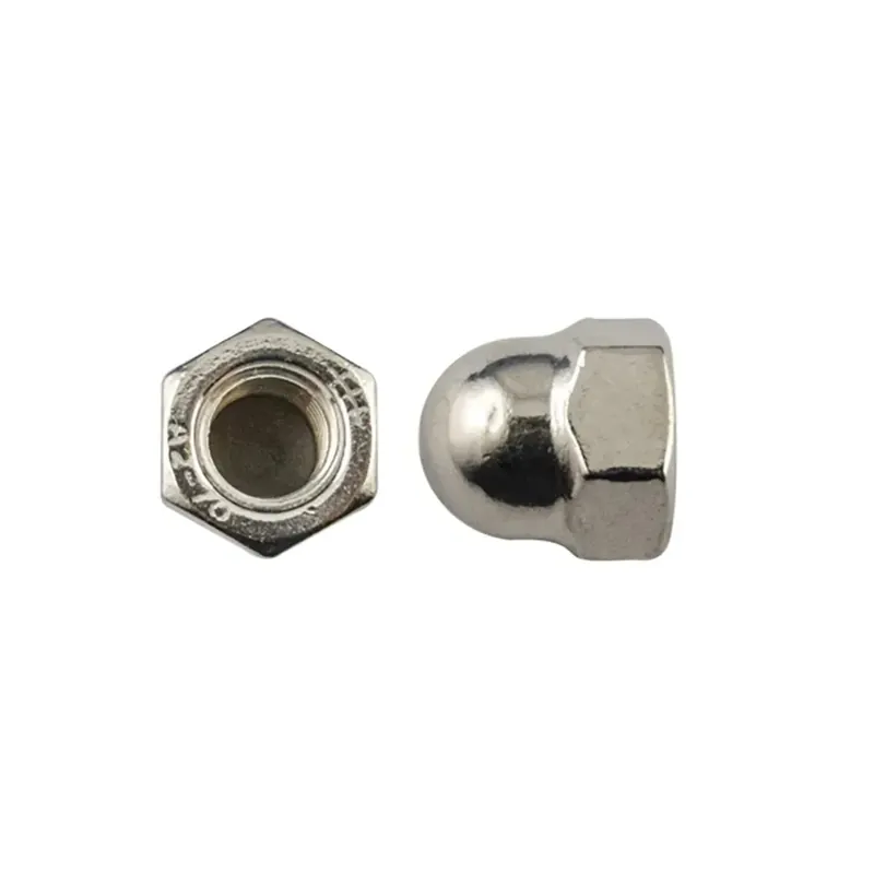 Dado cieco esagonale din 1587 zincato m10 pz4