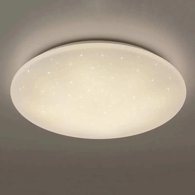 Plafoniera LED Kato 3060 lm CCT Ø 60 cm bianco effetto stelle