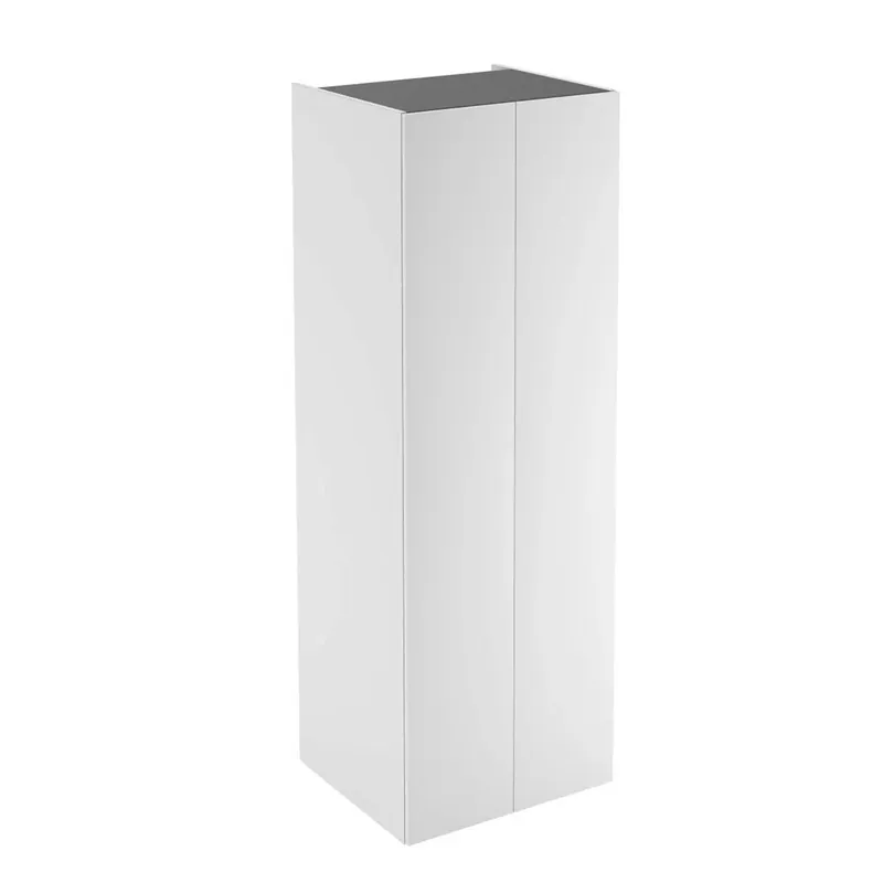 Mobile bagno colonna laccato portalavatrice/asciugatrice 2 ante L70xH205xP70 cm
