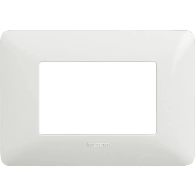 Placca BTicino Matix 3 moduli 84x120 mm bianco