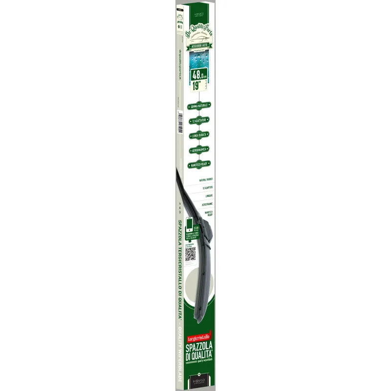 Tergicristallo flat lunga durata 48 cm
