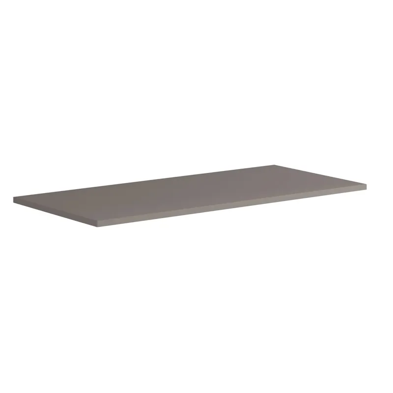 Top di finitura in truciolare 99,7x1,8x45,5 cm laccato opaco grigio