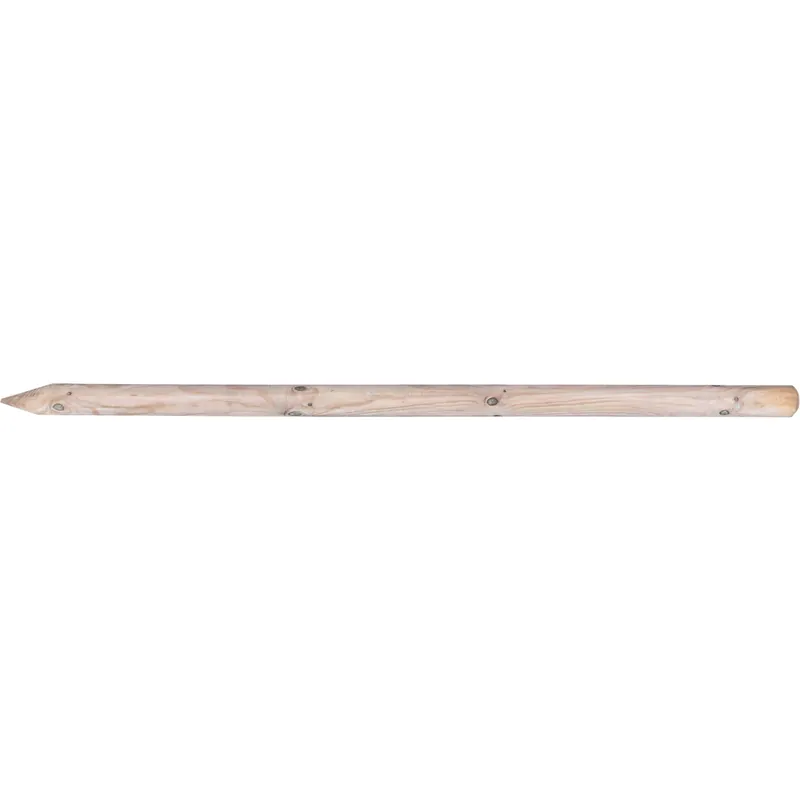 Palo tondo in legno con punta Ø 8 x H 250 cm