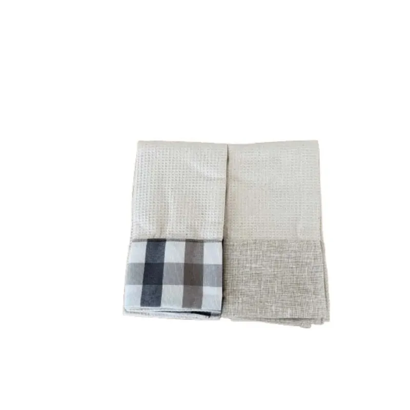 Coppia strofinacci in cotone a nido d`ape Alba 50x70 cm 2 pz