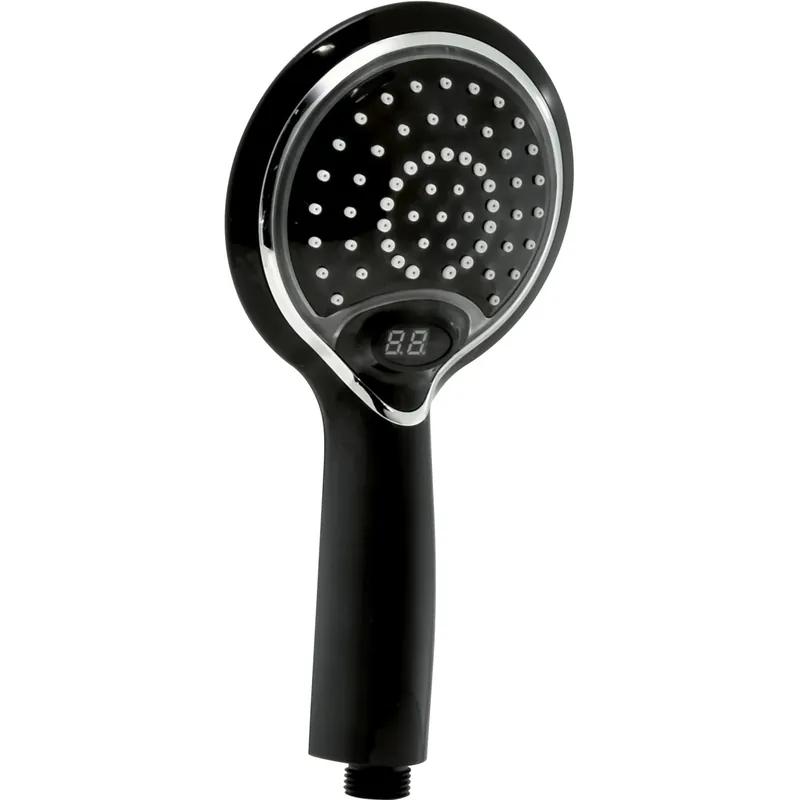 Doccetta monogetto LED 3 colori Thermo light nera