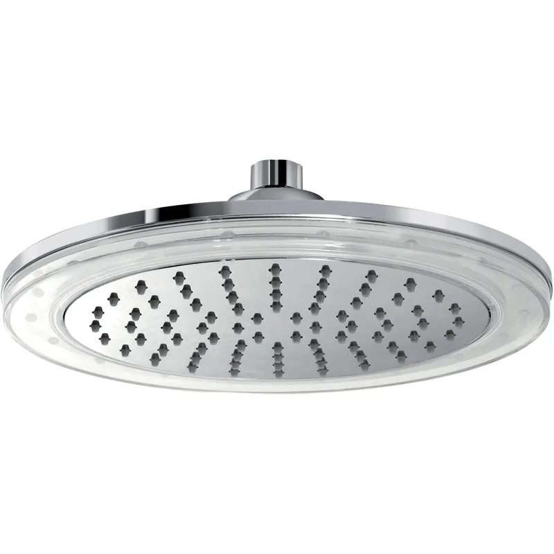 Soffione monogetto Light cromato a LED