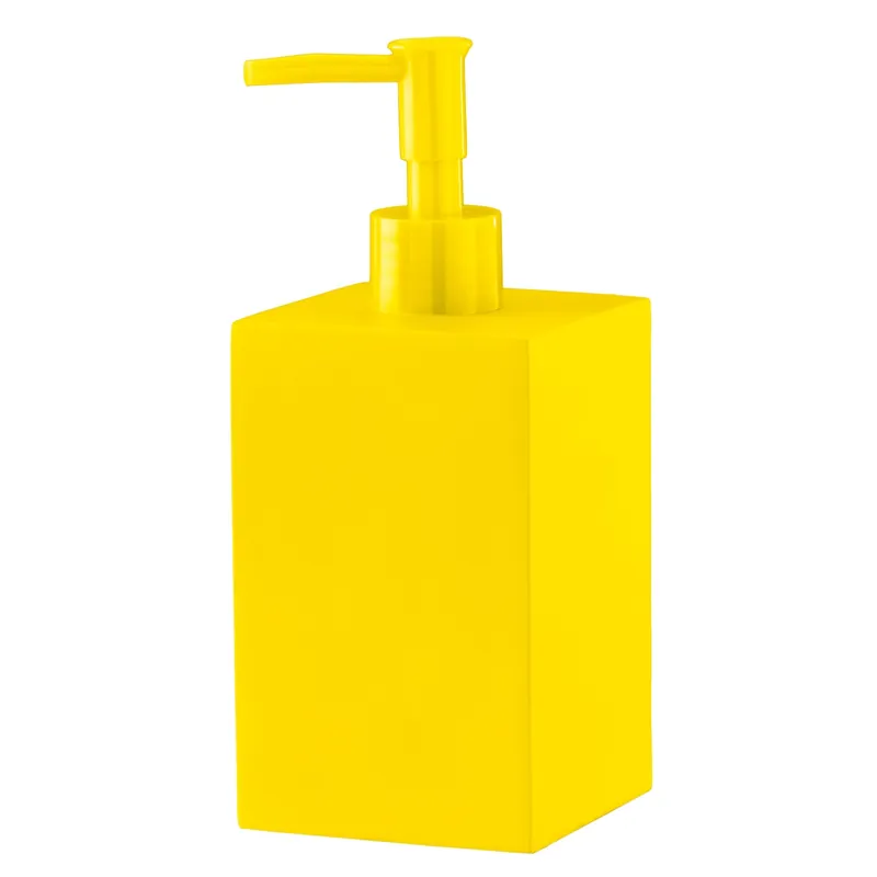 Dispenser bagno True in resina giallo