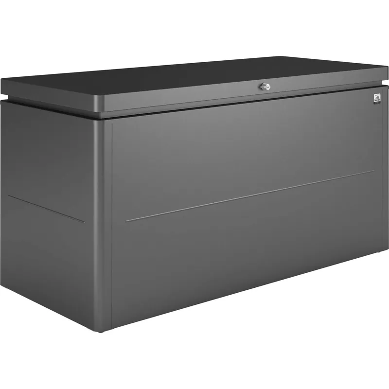 Baule da esterno LoungeBox Biohort 160x70 cm grigio scuro