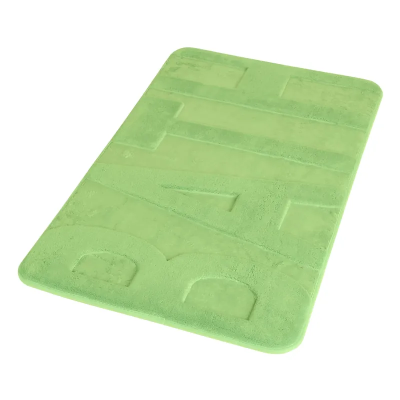 Tappeto bagno memory 45x75 cm verde