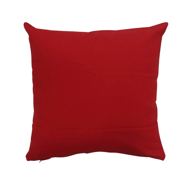 Fodera per cuscino tinta unita rosso 40x40 cm