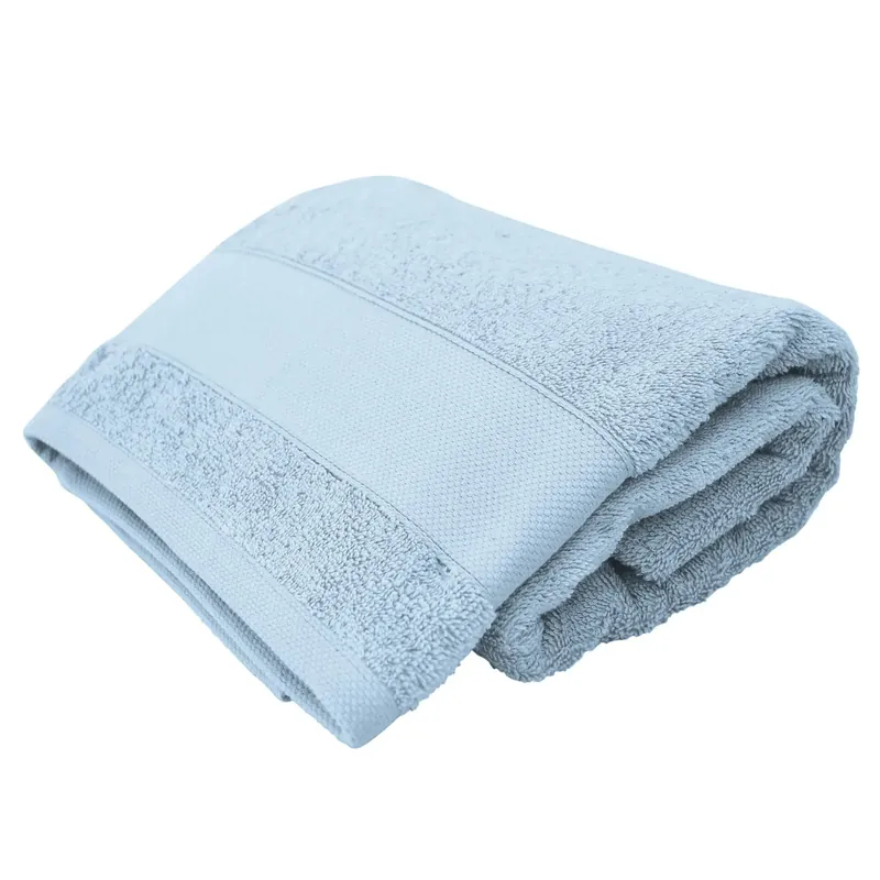 Asciugamano carezze viso 50x100 cm azzurro
