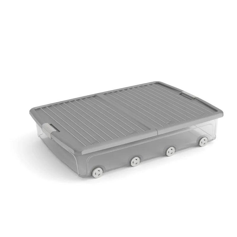 Contenitore in plastica W Box 79x58x16 cm grigio