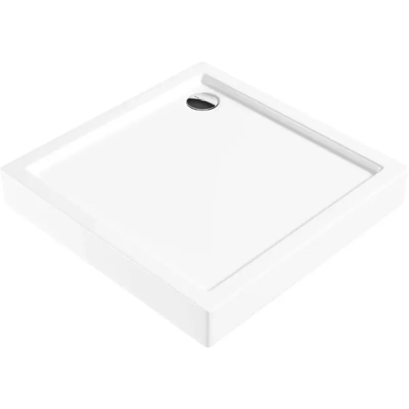 Piatto doccia acrilico quadrato Idrostile Genio 80x80 cm bianco