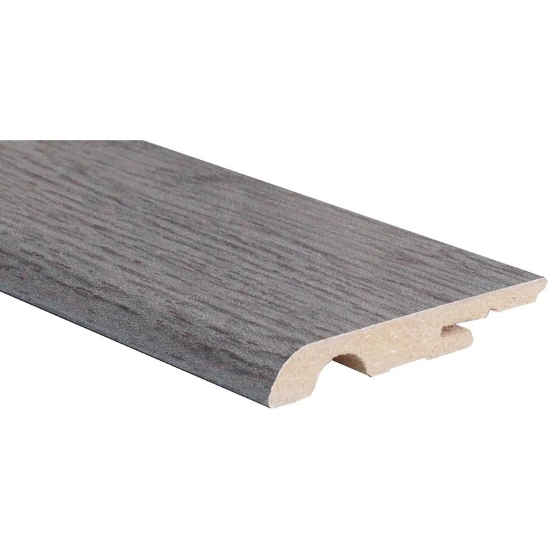 Battiscopa in MDF rivestito tortora H 8 cm